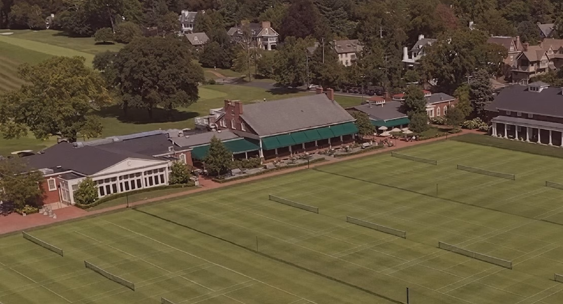 Philadelphia Cricket Club in Flourtown, PA - view of Clubhouse
