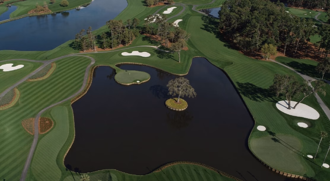 TPC Sawgrass view of 17th green